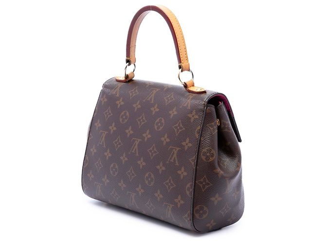 Borsa Satchel Louis Vuitton Monogram Cluny BB Marrone - vista 2