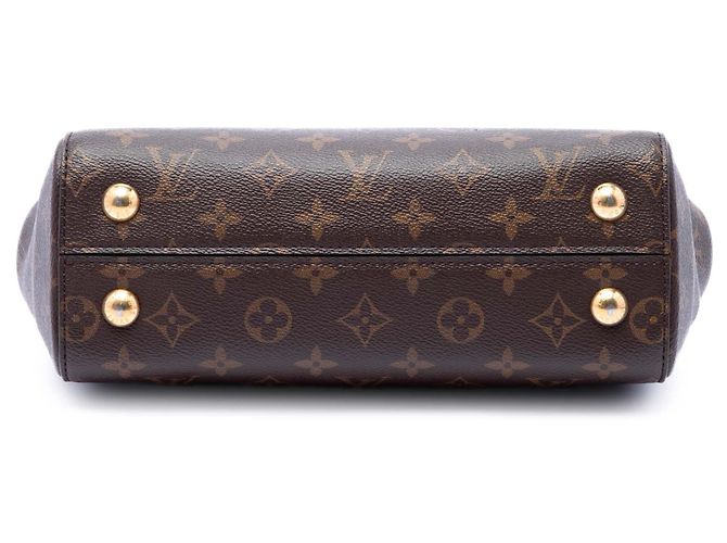 Borsa Satchel Louis Vuitton Monogram Cluny BB Marrone - vista 3