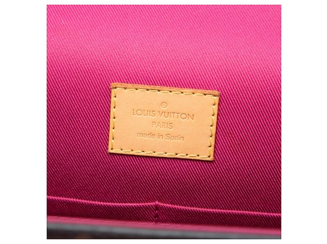 Borsa Satchel Louis Vuitton Monogram Cluny BB Marrone - vista 5