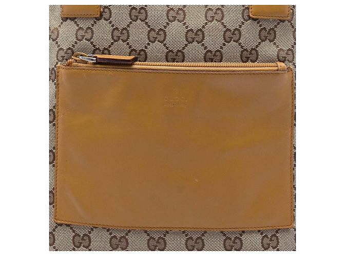Bolso Tote Gucci GG Canvas Web beige - vista 5