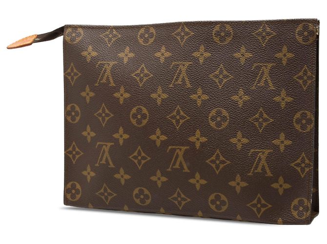 Beauty case Louis Vuitton Monogram marrone 26 Clutch Bag - vista 2