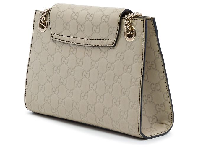Borsa a tracolla Gucci Small Guccissima Emily Grigia Grigio - vista 2