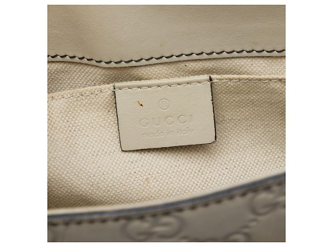 Borsa a tracolla Gucci Small Guccissima Emily Grigia Grigio - vista 5