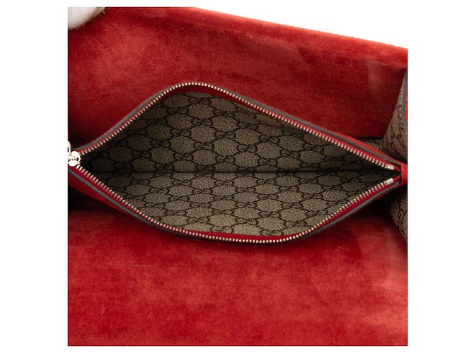 Borsa a tracolla Gucci Dionysus Medium GG Supreme Beige - vista 4