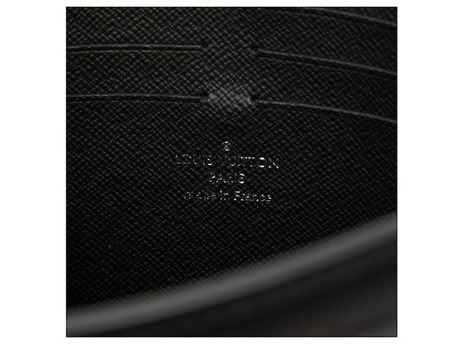 Black Louis Vuitton Monogram Eclipse Reverse Pochette Voyage MM Clutch Bag - view 5