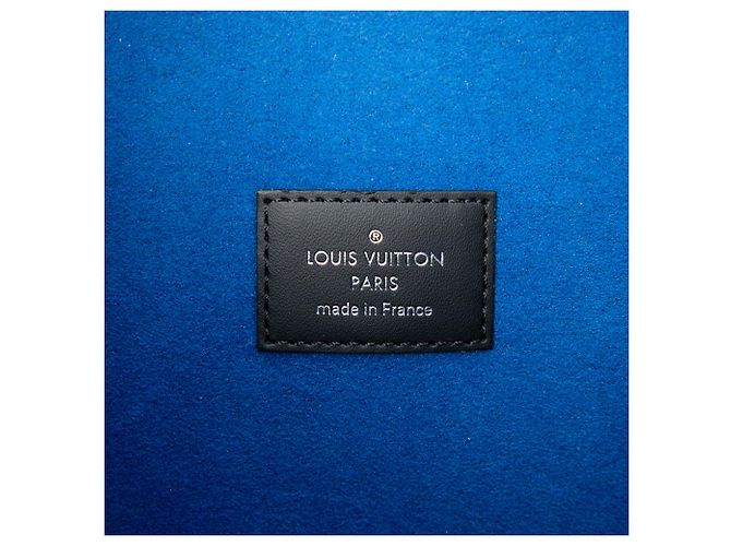 Borsa a pochette Louis Vuitton Damier Graphite Alpha Pochette GM Nera Nero - vista 5