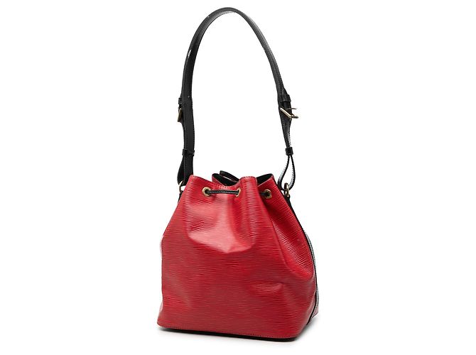 Borsa a secchiello Louis Vuitton Epi Petit Bicolor Noe Nera Nero - vista 2