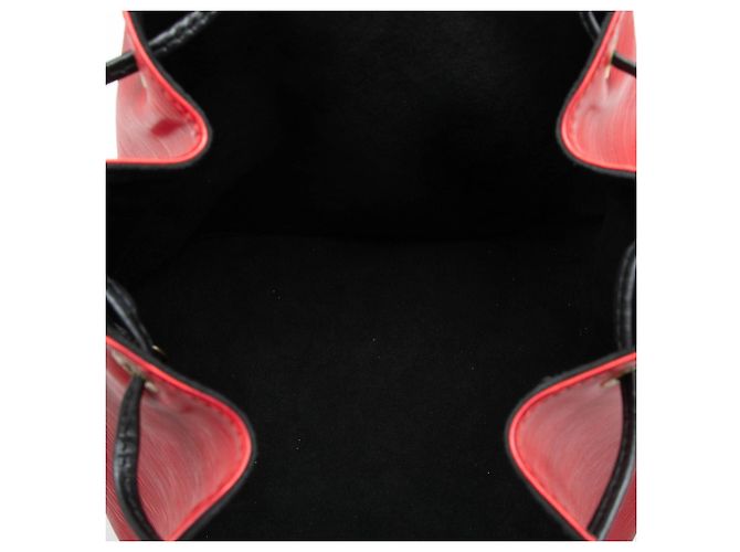 Borsa a secchiello Louis Vuitton Epi Petit Bicolor Noe Nera Nero - vista 4