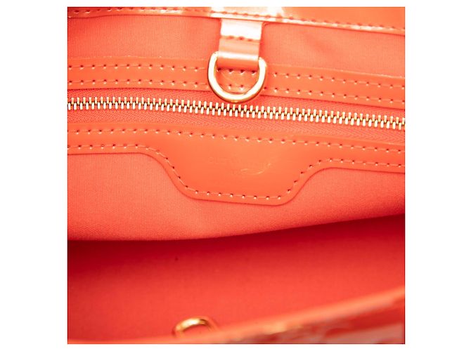 Borsa Louis Vuitton Monogram Vernis Wilshire PM Arancione - vista 5