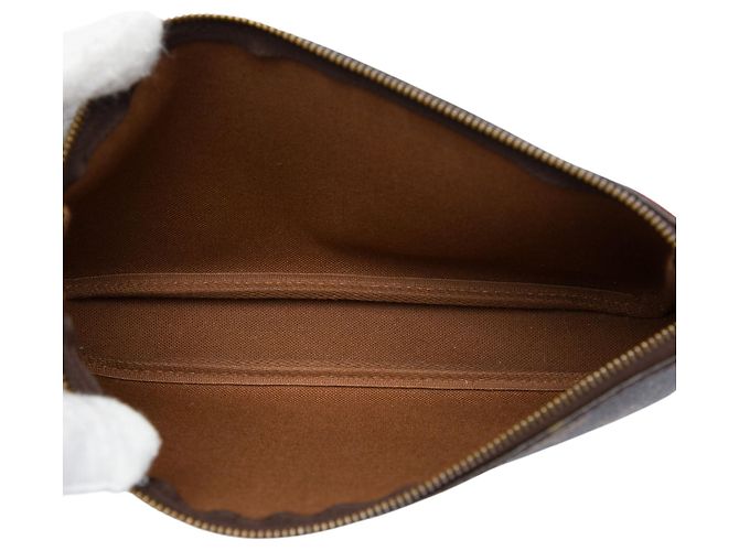 Bolso de hombro Louis Vuitton Monogram Pochette Accessoires Marrón Castaño - vista 4