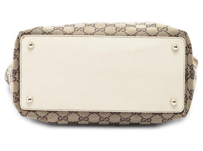 Gucci Large GG Canvas Eclipse Tote Weiß - Ansicht 3