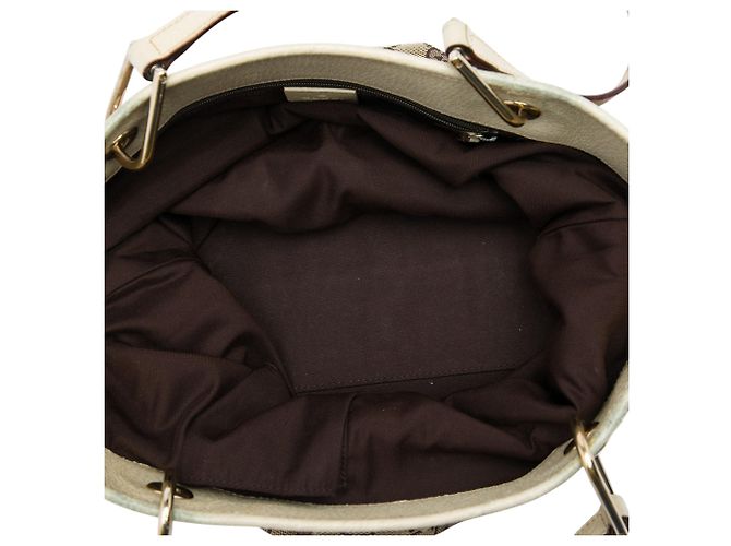 Gucci Large GG Canvas Eclipse Tote Weiß - Ansicht 4