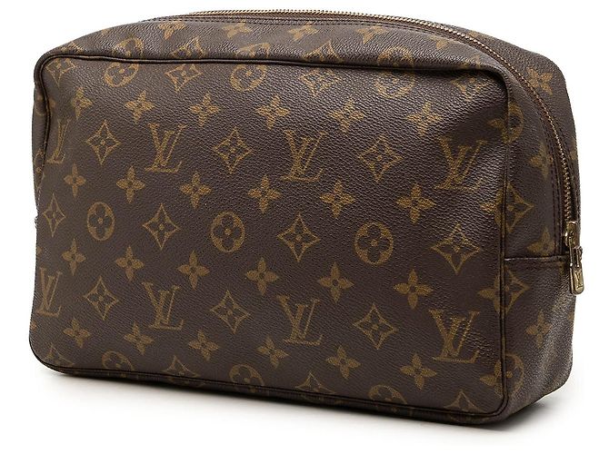 Borsa a Clutch Louis Vuitton Monogram Trousse Toilette 28 Marrone - vista 2