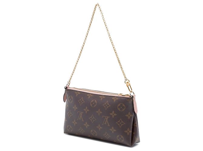 Borsa a mano Satchel Louis Vuitton Monogram Pallas Marrone - vista 2
