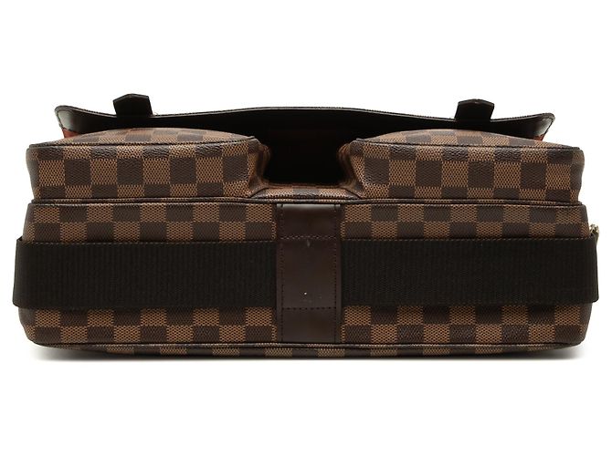 Borsa Satchel Louis Vuitton Damier Ebene Broadway Marrone - vista 3