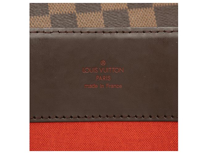 Borsa Satchel Louis Vuitton Damier Ebene Broadway Marrone - vista 5