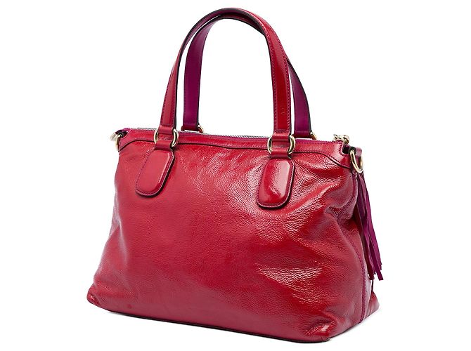 Bolso Soho Working Small de charol rojo Gucci Roja - vista 2