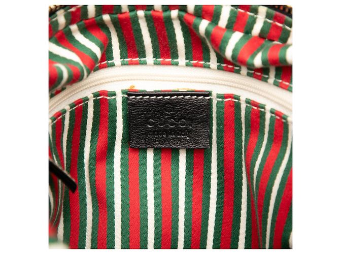 Borsa a tracolla Gucci New Britt in pelle di vitello nera Nero - vista 5
