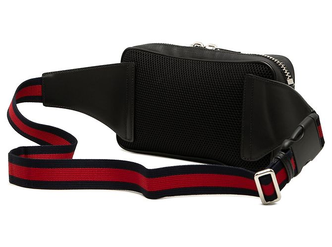 Borsello cintura Gucci GG Supreme Web nero - vista 2