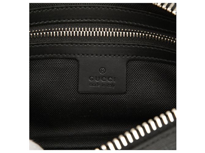 Borsello cintura Gucci GG Supreme Web nero - vista 5
