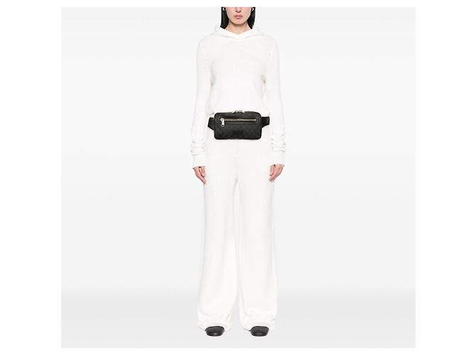 Borsello cintura Gucci GG Supreme Web nero - vista 6