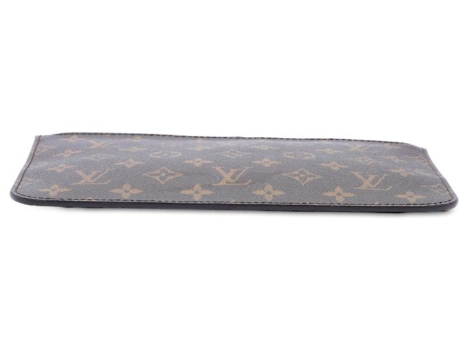 Louis Vuitton Monogram Neverfull MM Pouch Clutch Tasche Braun - Ansicht 3