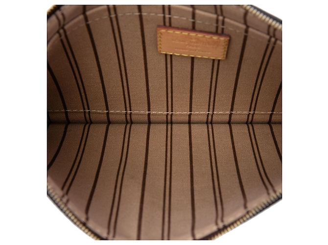 Louis Vuitton Monogram Neverfull MM Pouch Clutch Tasche Braun - Ansicht 4