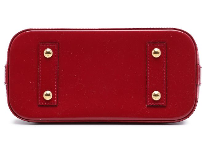 Louis Vuitton Monogram Vernis Alma BB Satchel Rot - Ansicht 3