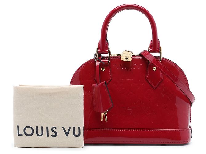 Louis Vuitton Monogram Vernis Alma BB Satchel Rot - Ansicht 7