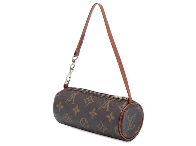 Louis Vuitton Monogram Papillon Pochette Handtasche Braun - Ansicht 2
