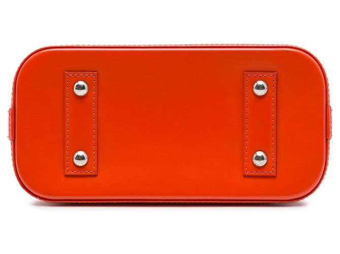 Borsa Satchel Louis Vuitton Epi Alma BB Arancione - vista 3