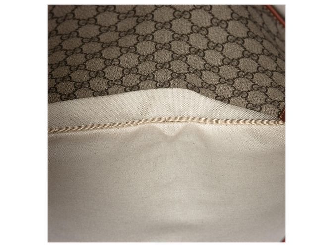 Borsa a tracolla Gucci GG Supreme Web Beige - vista 4