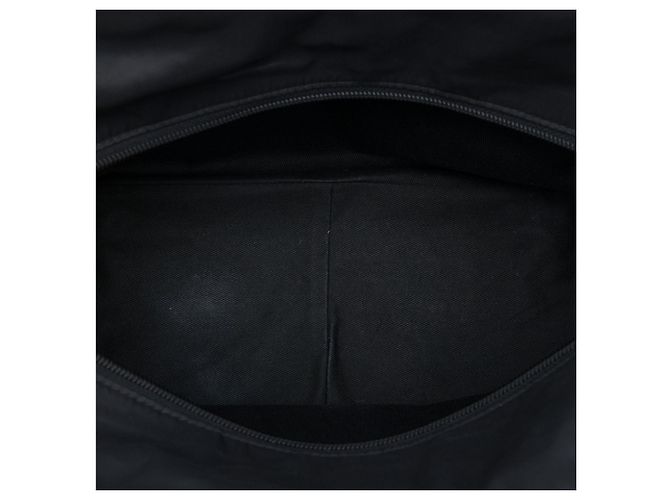 Borsa tote in nylon trapuntato Chanel Paris New York nera Nero - vista 4