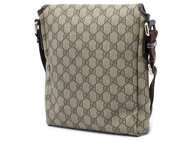 Borsa a Tracolla Gucci GG Supreme Beige - vista 2