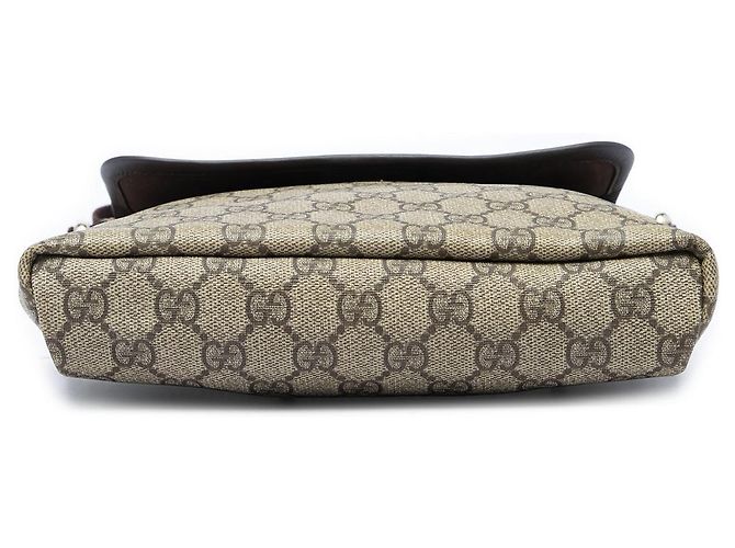 Borsa a Tracolla Gucci GG Supreme Beige - vista 3