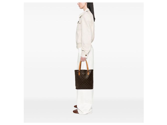 Borsa Tote Louis Vuitton Monogram Vavin GM Marrone - vista 8