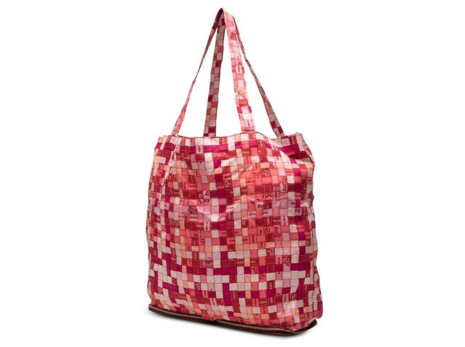 Borsa Red Hermès Bolduc Au Carre Silk Marwari Le Sac Silky Pop Tote Rosso - vista 2