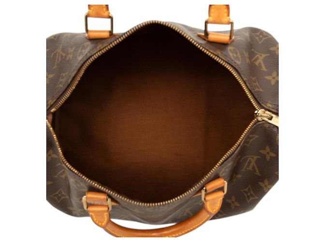 Louis Vuitton Monogram Speedy 30 Boston Tasche Braun - Ansicht 4