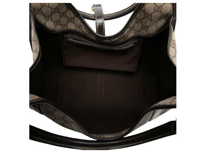 Gucci GG Supreme Jackie Joy Bardot Schultertasche Beige - Ansicht 4
