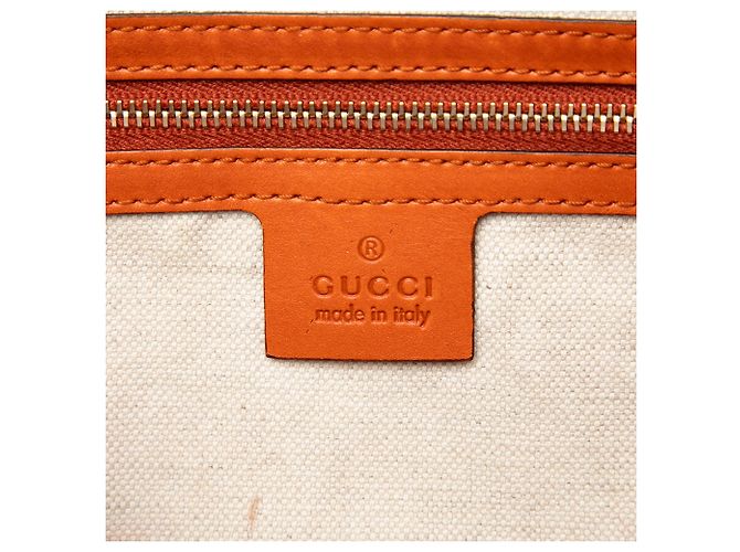 Borsa Boston Satchel Gucci Small GG Canvas Web beige - vista 5