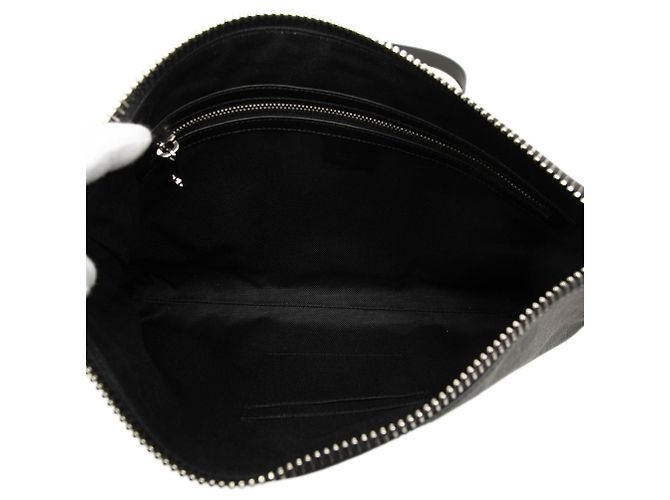 Borsa a tracolla Gucci GG Supreme Web nera Nero - vista 4