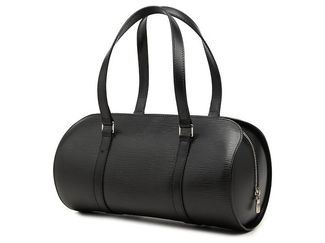 Borsa Louis Vuitton Epi Soufflot Nera Nero - vista 2