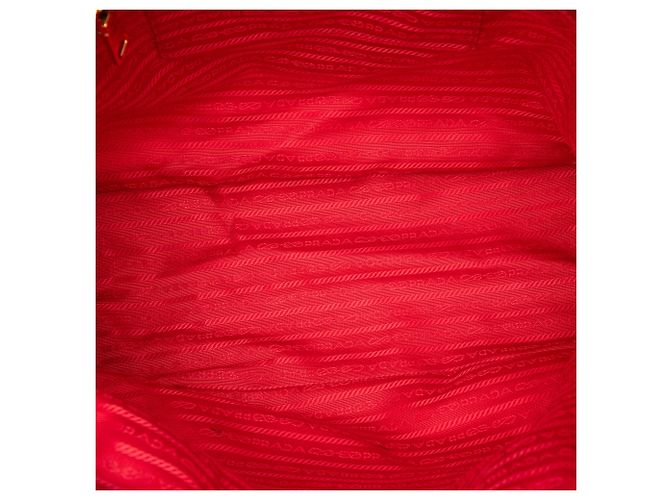 Tote Prada em Tessuto vermelho com acabamento em Saffiano - vista 4