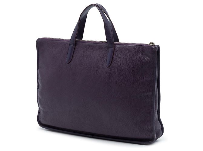 Borsa da lavoro LOEWE Toledo Anagram in pelle viola Porpora - vista 2