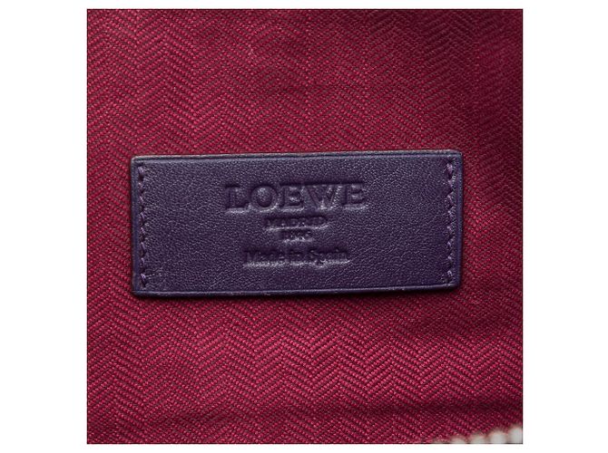 Borsa da lavoro LOEWE Toledo Anagram in pelle viola Porpora - vista 5
