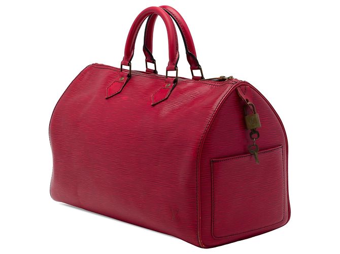 Borsa Boston Louis Vuitton Epi Speedy 35 Rossa Rosso - vista 2