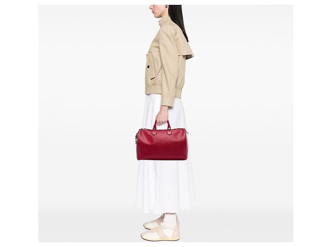 Borsa Boston Louis Vuitton Epi Speedy 35 Rossa Rosso - vista 6