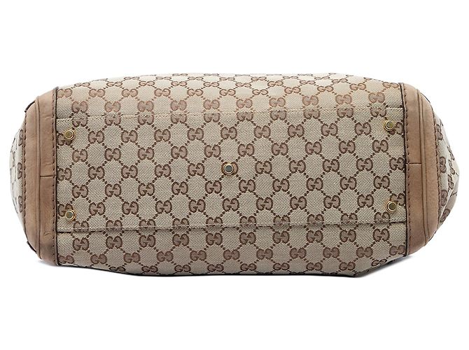 Tote Running Gucci GG Canvas Beige - vista 3