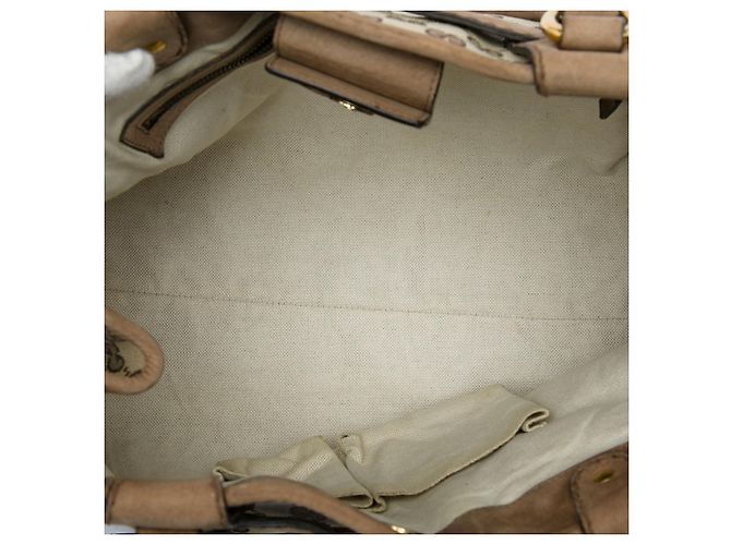 Tote Running Gucci GG Canvas Beige - vista 4