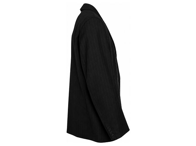 Valentino, Blazer gessato nero - vista 2